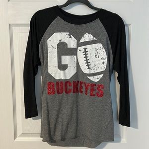 Ohio State ‘Go Buckeyes’ Long Sleeved T-Shirt